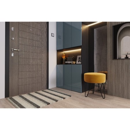 Puf Berg, 365x365x455, Velur Ultra Mustard-1