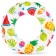 Circle for swimming "Bright", D = 61 cm, from 6-10 years old, color mix, 59241NP intex