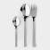 Set of table "celebration", 18 items, thickness 2 mm, cardboard box, silver color