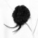 Brooch-stroke textile "flower" hydrangea, black color