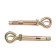 Anchor bolt, with a ring, galvanized, 10x80 mm, 50 pcs