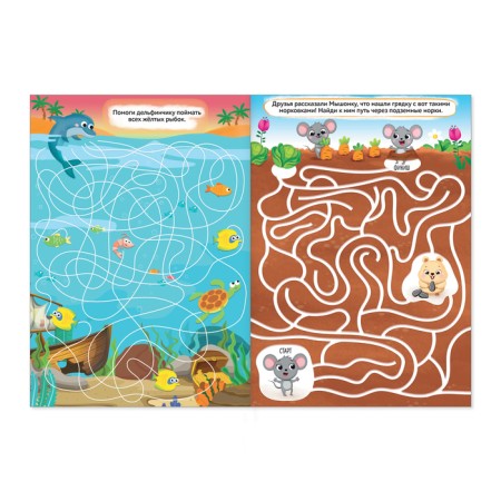 The book "Super labirinets. Secret paths ”, A4 format, 16 p.-2