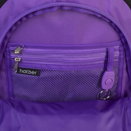 School backpack 41 x 29 x 16 cm, ergonomic back, Hatber Easy "Universe in paws" NRK_88065-6