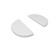 Oval mattress "Magic dreams", size 60x119 cm, height 7 cm, calico