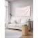Decorative panel with photo printing "Heart in strip", horizontal, size 150x200 cm