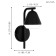 Bra Palbieta, 1x3W GU10, 3000K, 240LM, black color