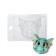 Chocolate shape Plastic “Dragon Head”, symbol of 2024, product size 8.5 × 7.5 × 3 cm, transparent color