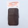 Manicure set, 8 items, in case, brown color