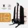 Youth backpack from textiles, external pocket, beige color