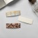 Invisibility for hair "Difda" (set 3 pcs) 7 cm, marble mix