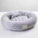 A bed with a bone, 45x35x11 cm, gray