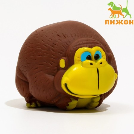 Brying toy "Monkey", 8 x 6 cm, dark brown