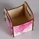 Kashpo wooden 10.5 × 10 × 11 cm Gift Roxy Smith "Happy Birthday! Rolling", Box