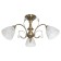 Classic Classic Economic light "Yaroslavna", 3 lamps 60W E27, base antique bronze 50x50x31 cm