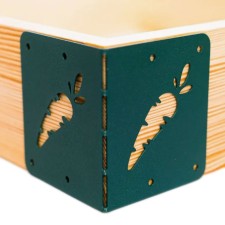 801-016GR Corner corner for beds carrots 801-016GR 8.8x8.8x10 cm