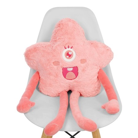 Skill of the soft toy "Star", 75 cm, pink color-2