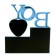 Photo frame plastic in 3 photos 10x10 cm, 10x15 cm, 13x18 cm "Boy" blue 35.5x32x2 cm