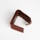 Male purse on a magnet, department for bills, for maps, for coins, brown color