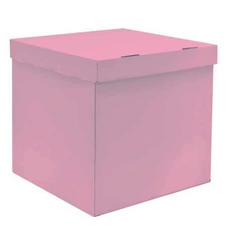 Box 60x60x60 cm, pink, with a lid, 1pc.-2