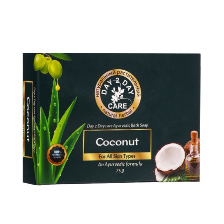 Soap Ayurvedic Day Tu Tu Car "Coconut" Natural, 75 gr-2