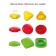 Mosaic for the smallest Baby Toys "House", 5 colors, 31 elements