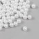 Set of beads "Pearls" d 8 mm, 250 grams, snow -white