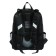 School backpack 38 x 30 x 16 cm, ergonomic back, stavia "monochrome", black