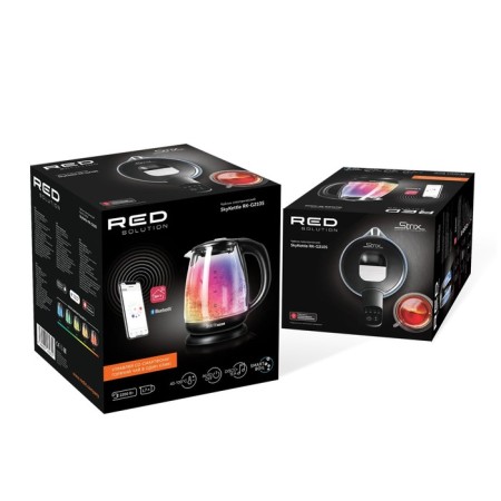 Electric kettle Red Skykettle RK-G210S, glass, 1.7 l, 2200 watts, black-8