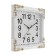 Watch Wall Interior "Ruth", discrete move, 30 x 30 cm, aa