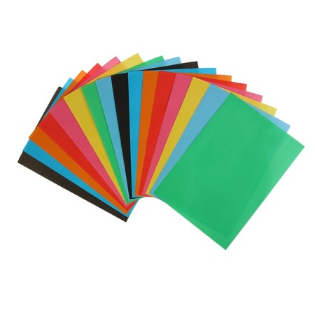 Colored paper A4, 16 sheets. 8 colors "Kalyak-Malyak", coated-1