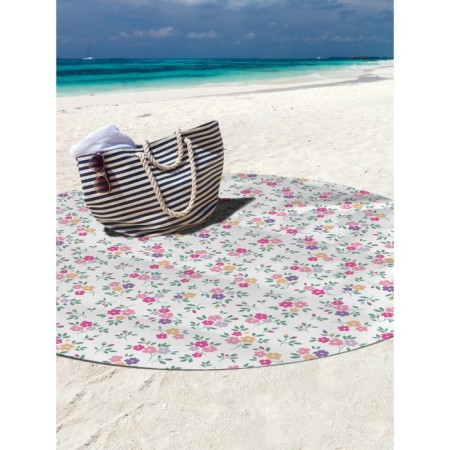 Pareo and beach rug "Romantic mood", d = 150 cm-2