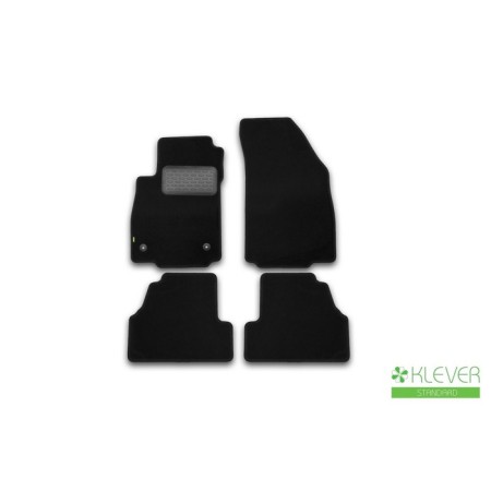 Rugs in the cabin Klever Standard Opel Mokka 2012-2016, cross., 4 pcs. (textile)