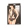 Erotic body Erolata, from lace canvas, black color, size 42-44