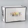 Organizer for storage, coffee for linen with PVC-fat "Home", 43 x 28.5 x 20 cm.