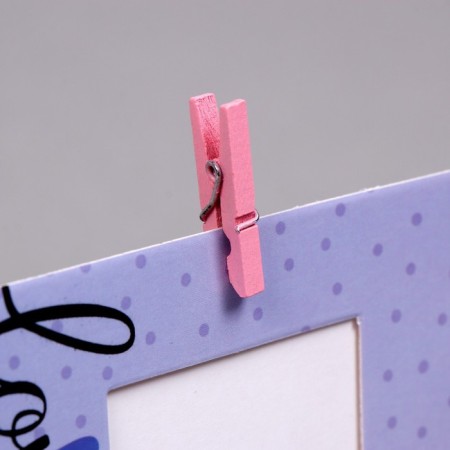 A set of photo frames on the clothespins "Romantic"-2