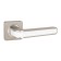 Separate handle Futura ZQ SN/WH-19, color matte nickel, white