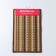 Walker -shaped rug -shaped shallow shade "Color pigtail", 38 × 57 cm, brown color