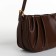 Cross-Bodi Bag on a zipper, brown color
