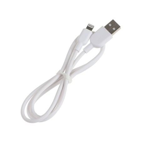 Lightning S01, Lightning - USB, 2.4 A, 1 m, charging + data transfer, white-2