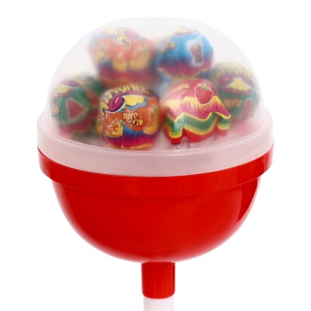 Caramel on a stick in a set with a gift "Lizunets Maxi Zmeika-Blood", 112 g-2