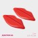Set of exacerbaters for toothpaste "Lips", 2 pcs, 9.3 × 4.2 cm, red color red