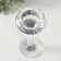 Glass of Glass for 1 candle "Crystal" d = 4cm 7x7x19.5 cm