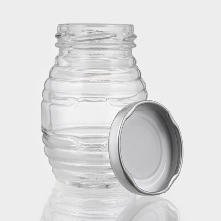 Glass jar for spices with a metal lid "Bogok", 100 ml, 5 × 7.8 cm-2