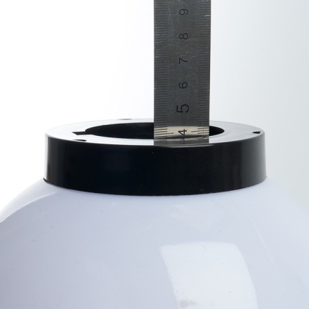 Sadovo-park lamp Feron, IP44, E27, 60 W, 250x250x270 mm, Milk/White color-5