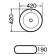 Grossman GR-3010 sink, round, D = 420 mm, white