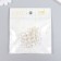 Beads for creativity Plastic "Uneven Pearls" set of 20 pcs 0.8x1x0.8 cm