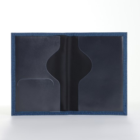 Cover for passport, blue color-2