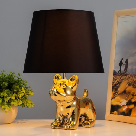 Bernard desktop 1x40W E14 wire-1,6m gold 21x21x30cm-1