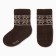 Children's socks with yak down, chocolate color, size 3 (3-4 years)