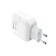 Network charger Borofone BA46A, USB Qc3.0 3 A, Type-C PD 3 A, white